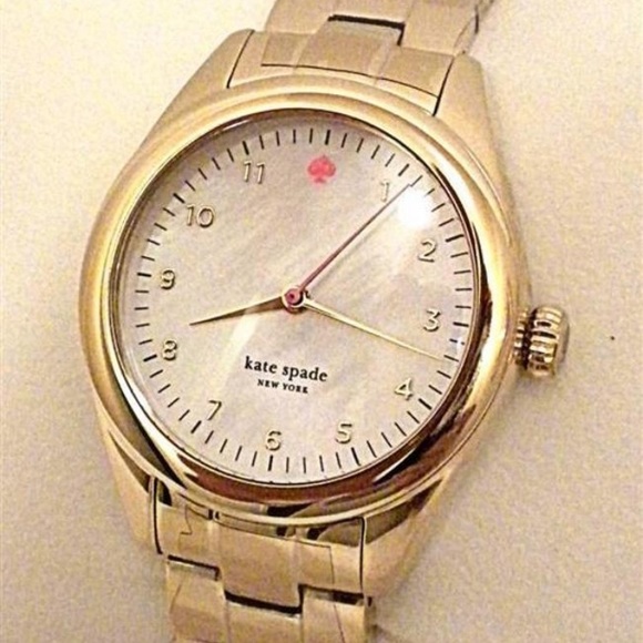 Kate Spade Plate Pearl Seaport Quartz Ladies Watch - Picture 4 of 4